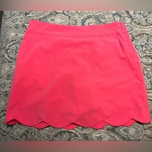 Pink Vineyard Vines Performance 17” Scalloped Skort